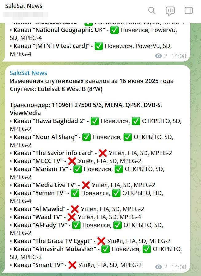 Телеграм-Канал "SaleSat_News"