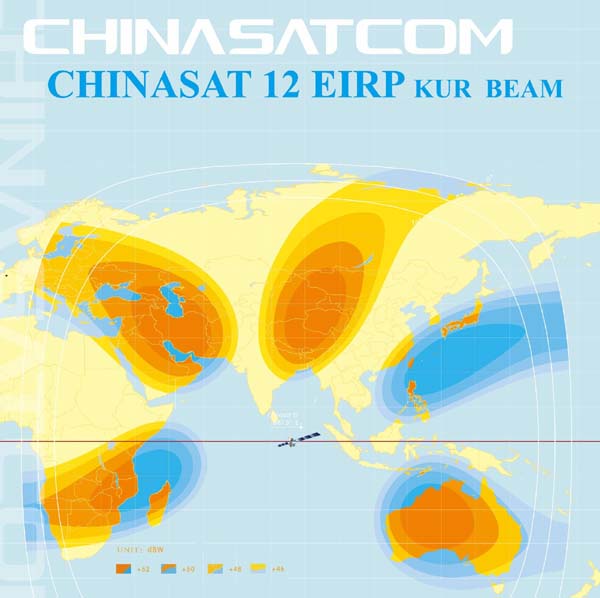 Chinasat 12 Ku Regional beam