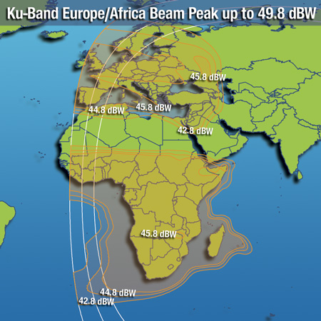 Intelsat 20 Ku-band Europe/Africa Beam