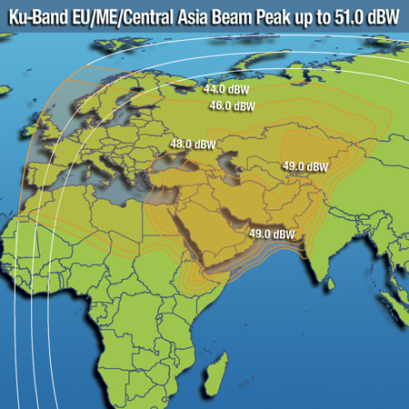 Intelsat 20 Ku-band EU/ME/Central Asia Beam