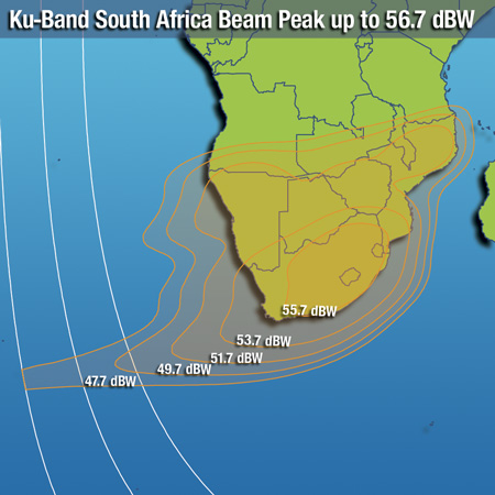 Intelsat 20 Ku-band South Africa Beam