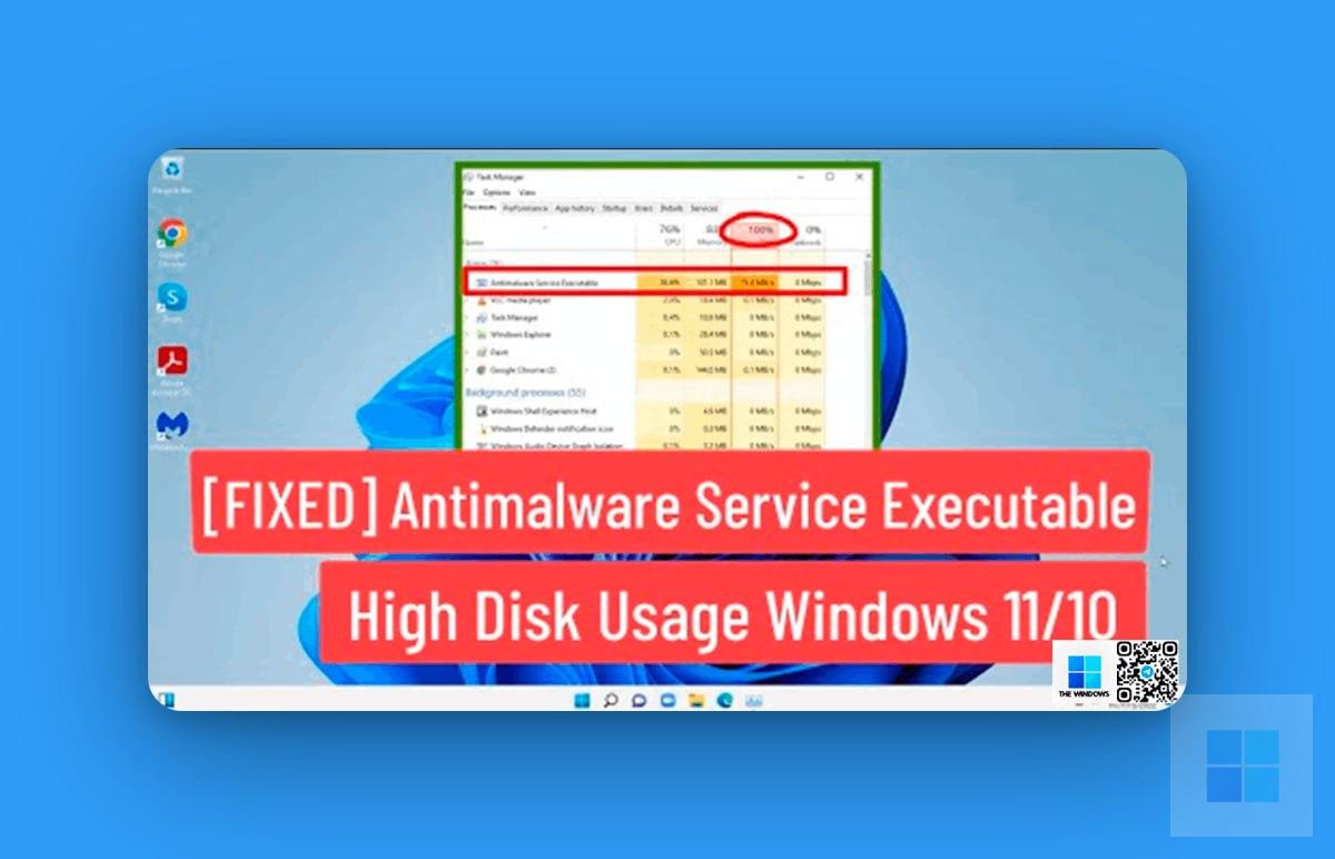 Antimalware service грузит систему