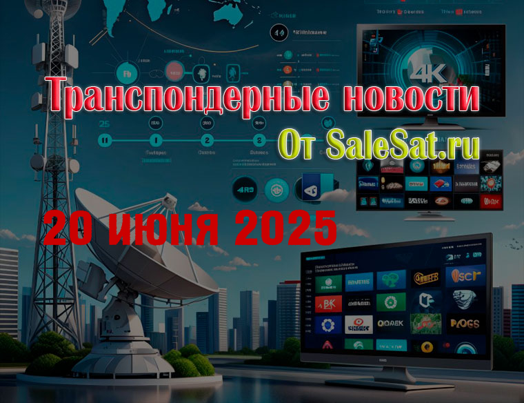 Изменения спутниковых каналов за 20 июня 2025 года