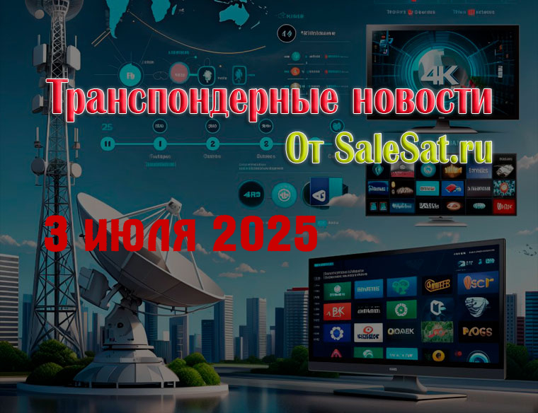 Изменения спутниковых каналов за 03 июля 2025 года