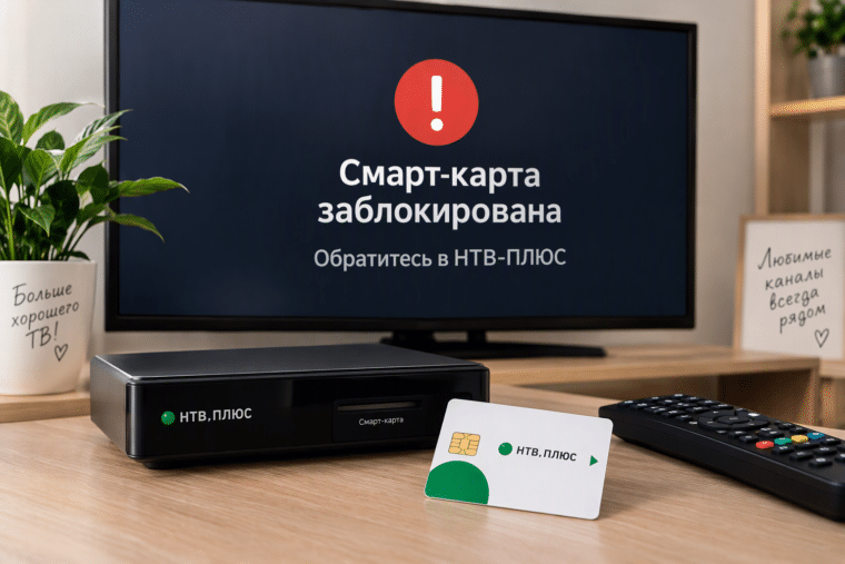 Что делать, если на экране появилось сообщение «Смарт-карта заблокирована»?