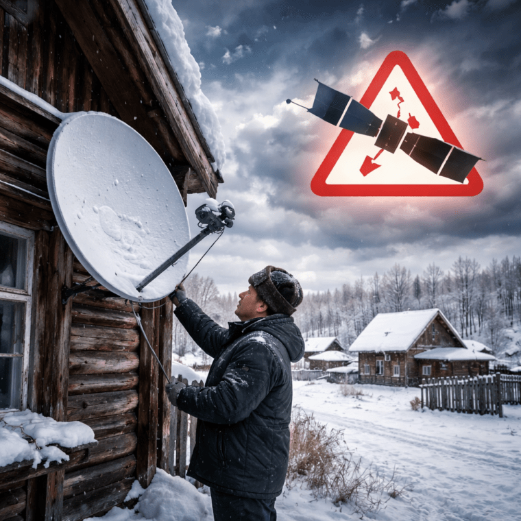 В Сибири и на Дальнем Востоке сохраняются перебои спутникового ТВ после отказа “Экспресс‑АТ1”